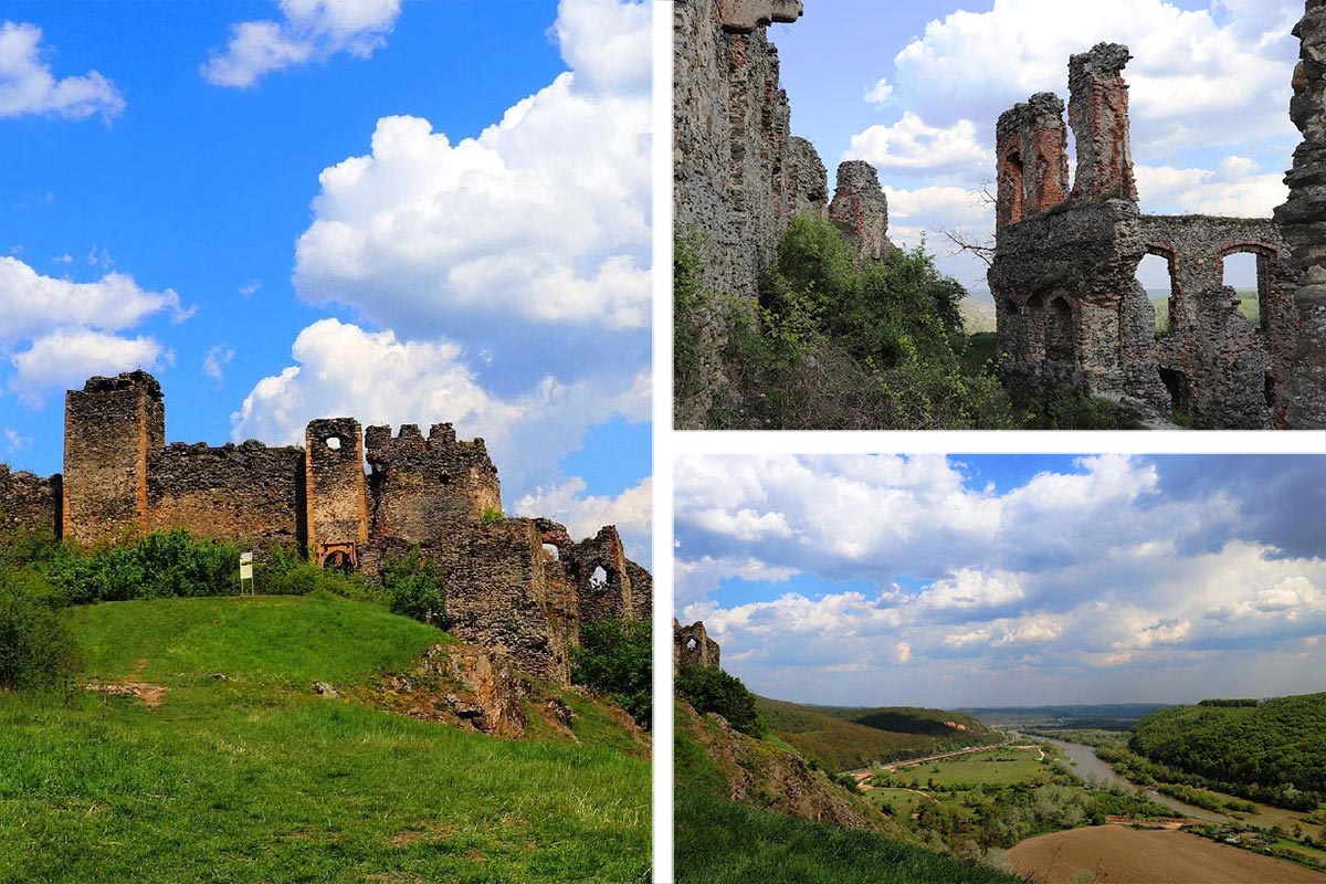 The ruins of Şoimoş