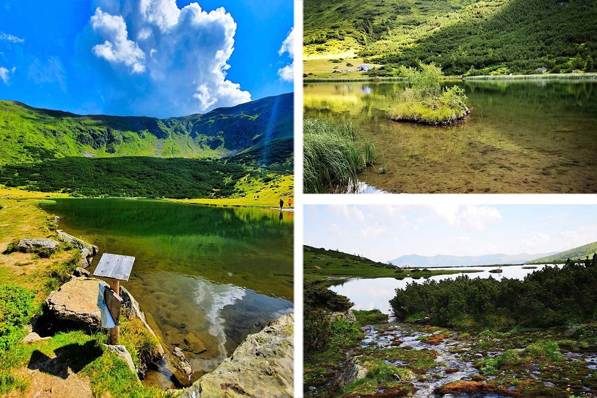 Lake Știol in the Rodna Mountains