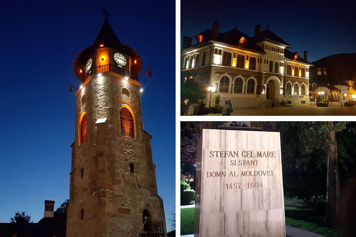 Piatra Neamț – bei Nacht