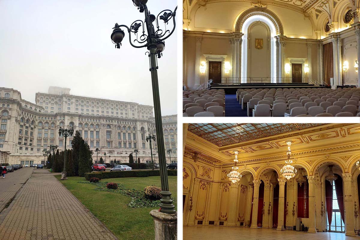 Der Parlamentspalast in Bukarest