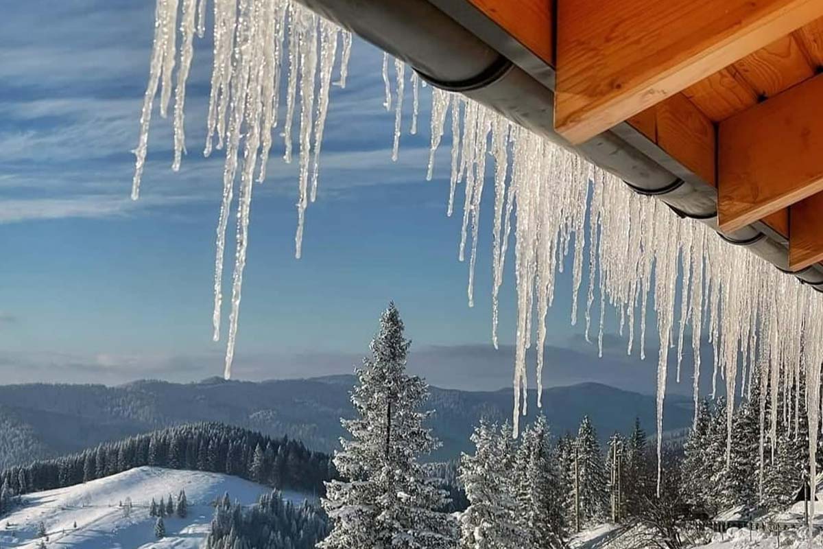 KALT Ciumârna, gestern bei -17 Grad