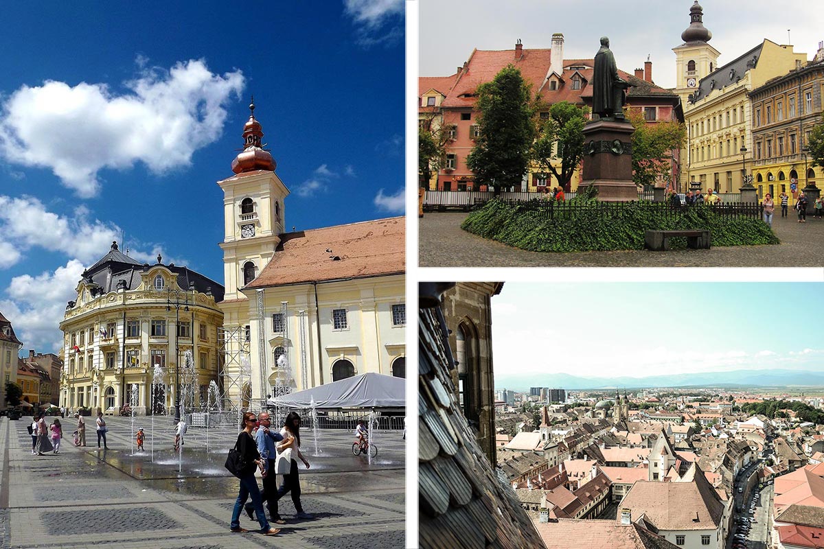 Hermannstadt (Sibu) in Transylvania