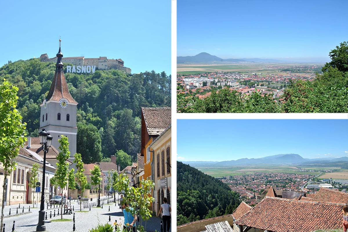 Râșnov Stadt und Festung / Dinopark