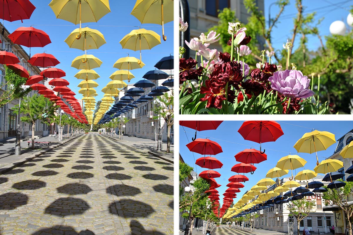 Frühling für Regenschirme und viele, viele Bilder