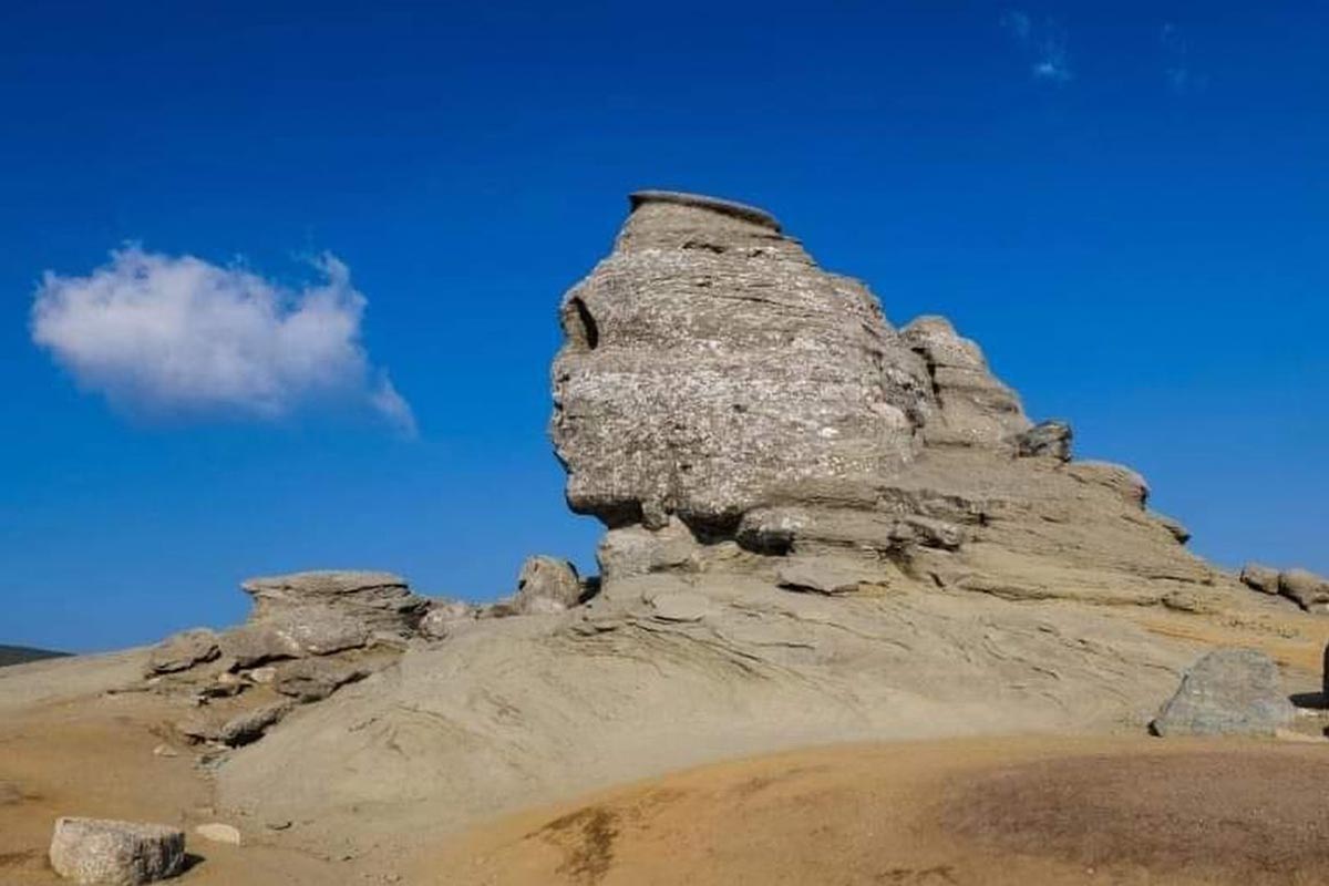 The „Sphinx“ in the Bucegi Mountains