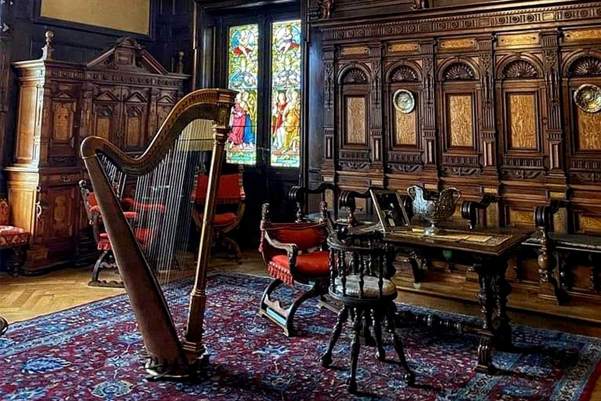 Der Musiksaal im Schloss Peleș