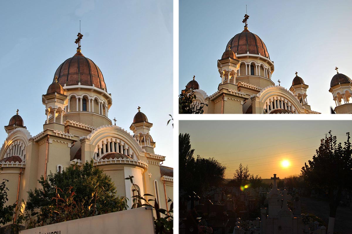 St. Paraschiva im Abendrot, Galați