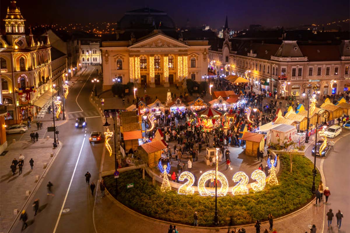 Weihnachtsmarkt in Oradea