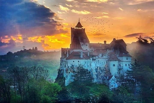 Castelul Bran / Törzburg în starea de spirit de seară