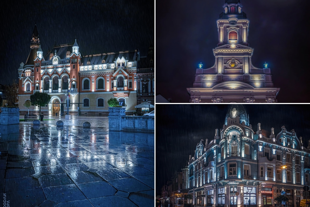 Oradea at night