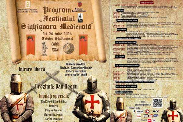 Festivalul Sighisoara Medievala | 24. - 26. Juli 2026