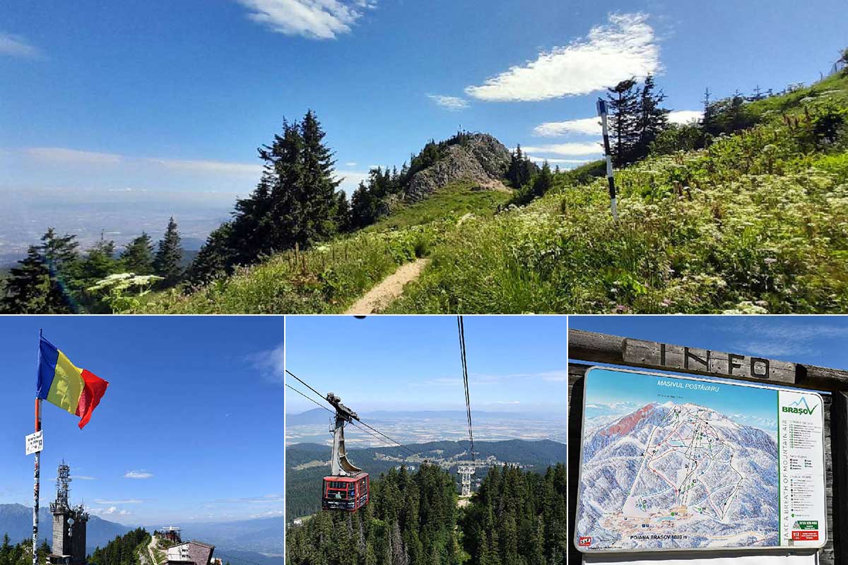 Poiana Brașov | Muntele (Vârful) Postăvaru (1.799 m)