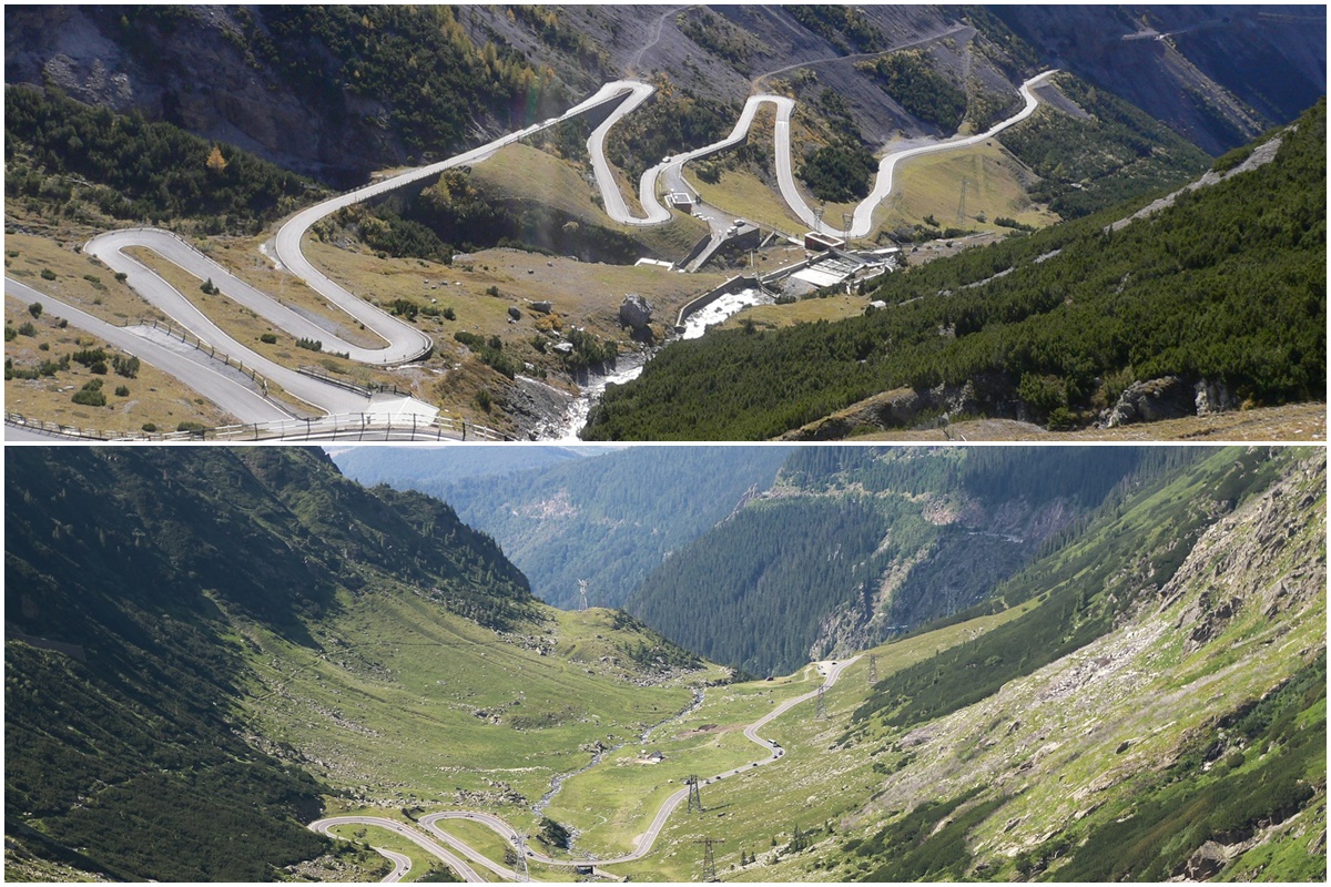 Interessant 😊 ... 🇵🇪 🇨🇭 Stilfser Joch versus Tranfagarasan