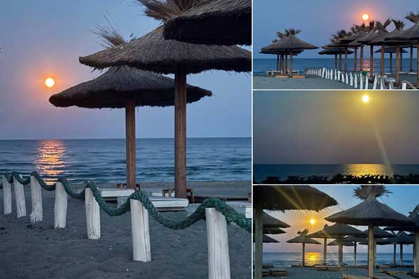 Evening mood on Sulina beach