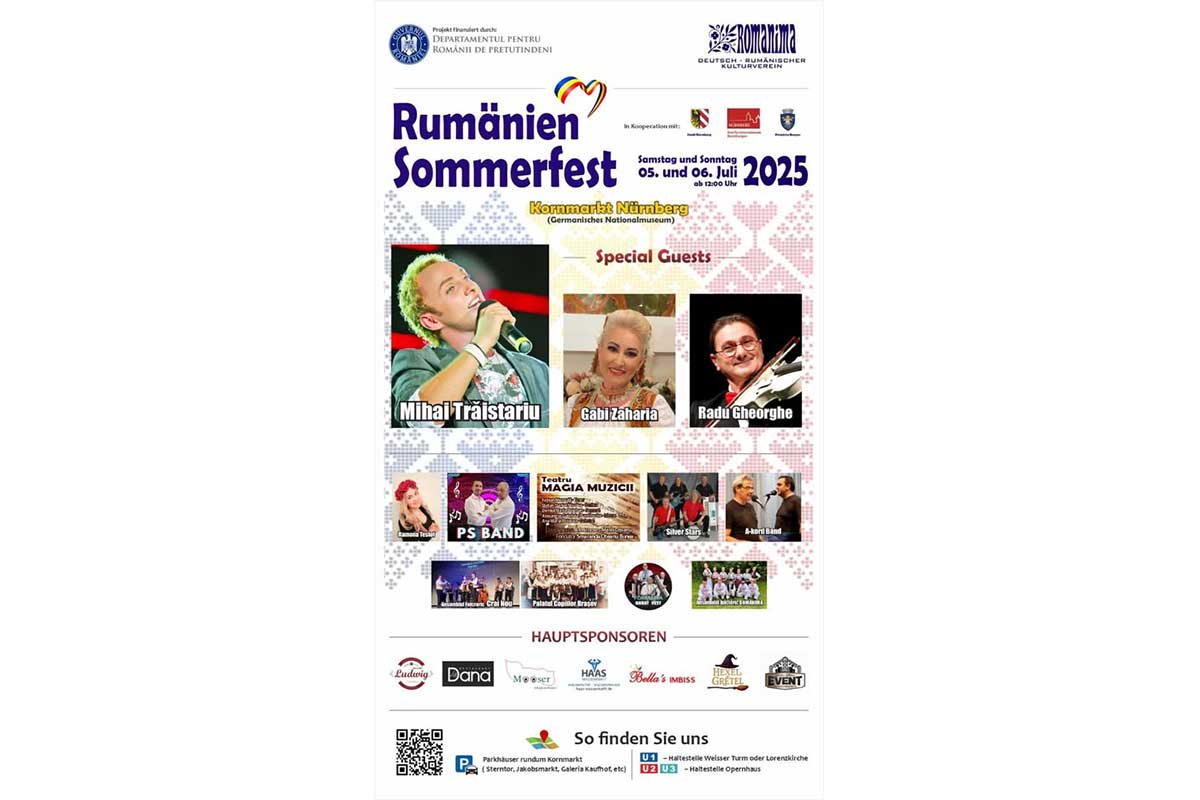 Kornmarkt in Nuremberg | Romanian Summer Festival on July 5th and 6th