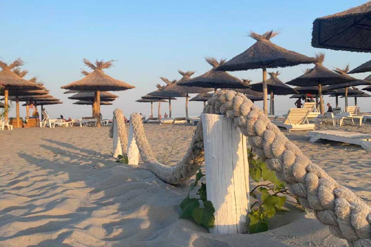 Plaja din Sulina | Ieri după-amiază