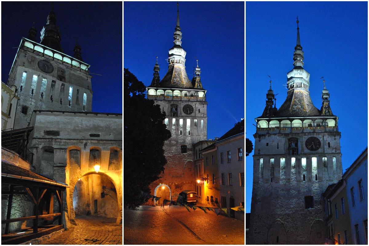 Sighisoara | Schässburg | Turnul de oră noaptea