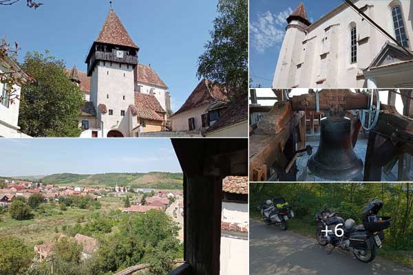 Eine Reise mit dem Motorrad | Kirchenburg Bazna | Landkreis Sibiu