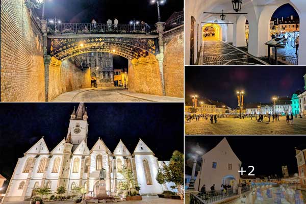 Sibiu / Hermannstadt at night | End of September