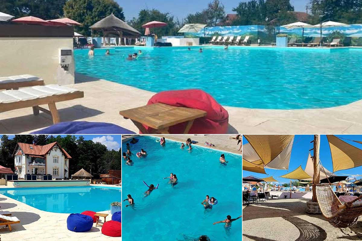 Outdoor pool and "beach" Beach Club Avrig | Sibiu County