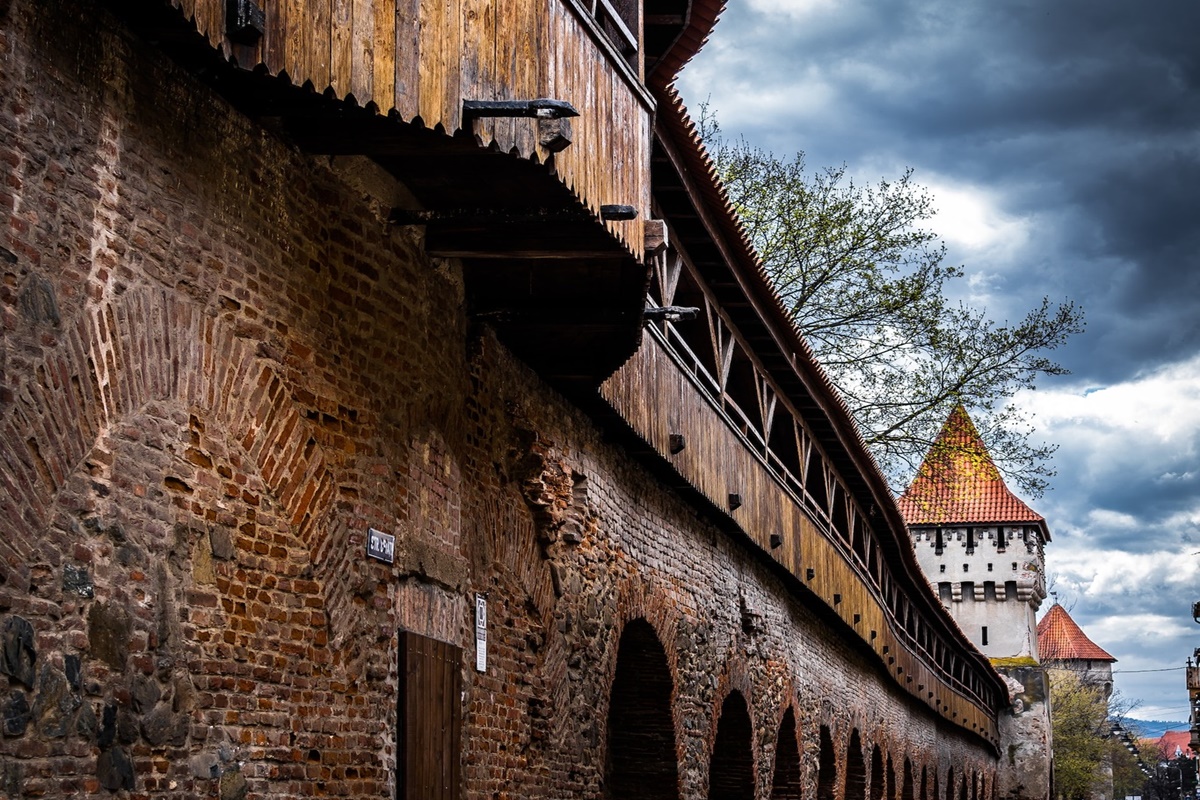 Die Stadtmauer von Sibiu / Hermannstadt