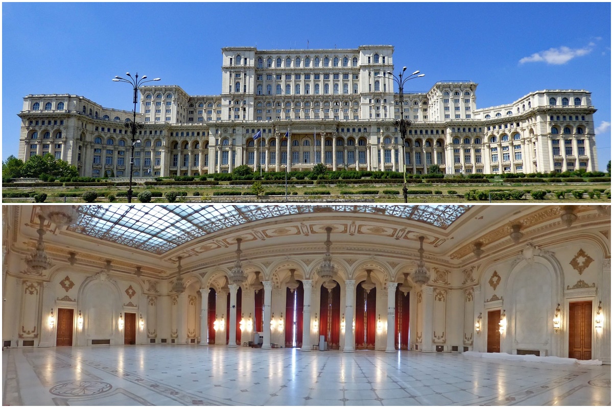 Der Parlamentspalast in Bukarest