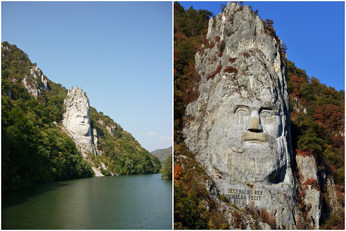 Statuia lui Decebal, municipiul Dubova