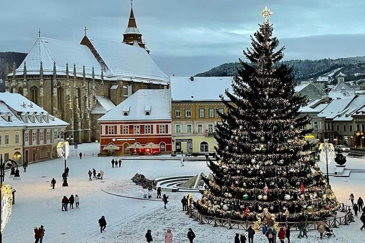 Brașovul in timpul iernii