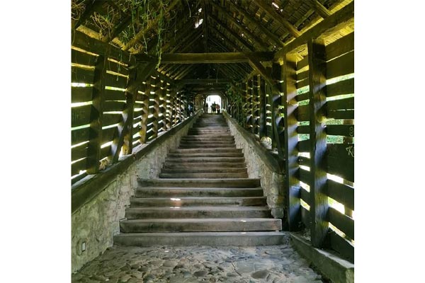 Sighisoara | Die überdachte Schülertreppe hinauf zur Schule