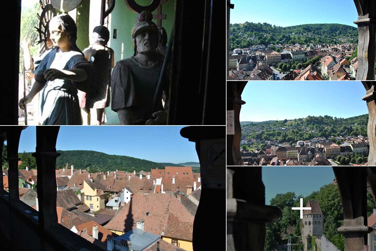 Above the Sighisoara roofs