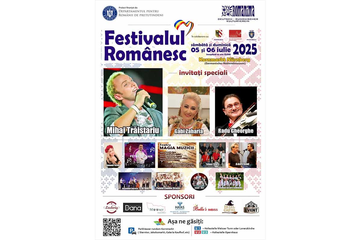 Nürnberg | Sâmbătă & Duminică | FESTIVALUL ROMÂNESC