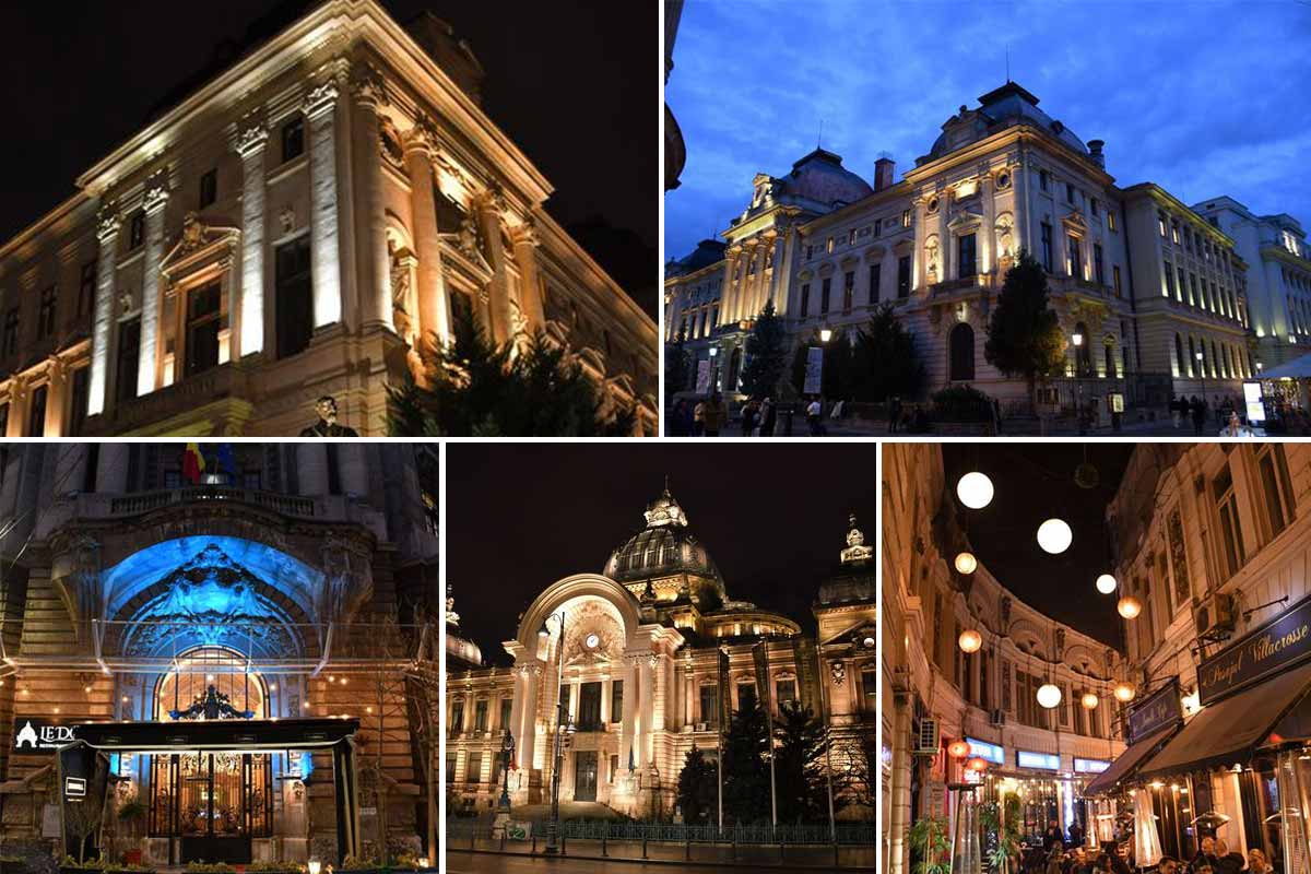 Bukarest | Hauptstadt Rumänien | bei Nacht