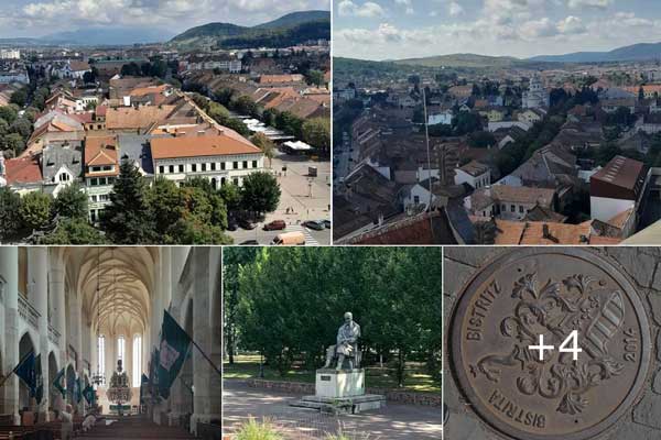 Eine Reise mit dem Motorrad | Die Stadt Bistrita