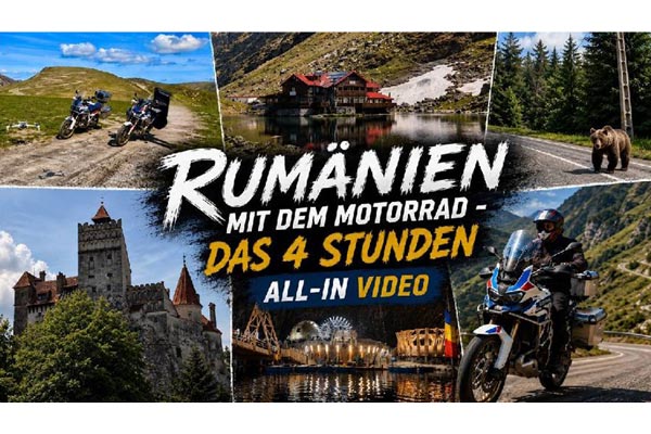 4 Stunden Rumänien mit dem Motorrad | ALL IN