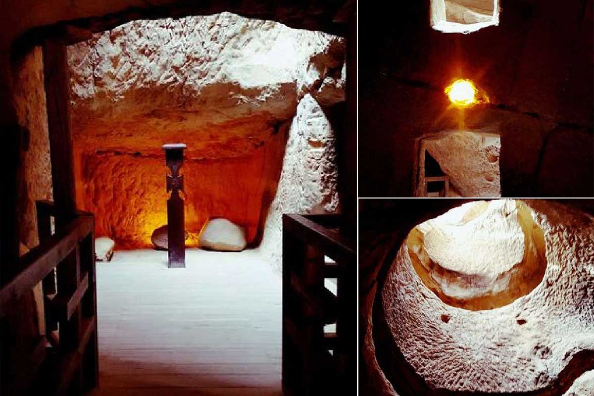 The cave church in Sinca Veche monastery | Brasov county