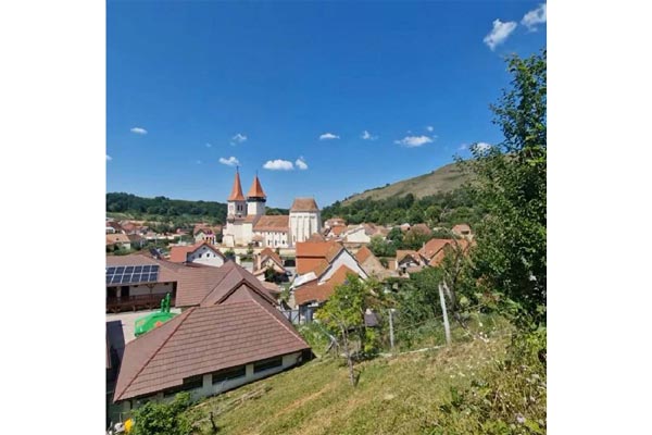 Über den Dächern von Kleinschelken / Seica Mica, Landkreis Sibiu in Siebenbürgen 😍