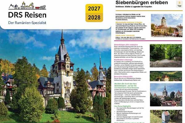 Der neue Reisekatalog 2027 / 2028 der DRS Reisen GmbH
