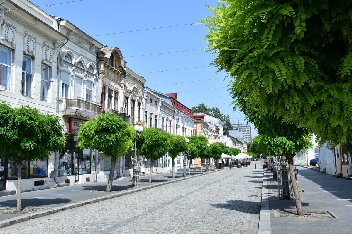 Brăila pedestrian area | South-East Romania