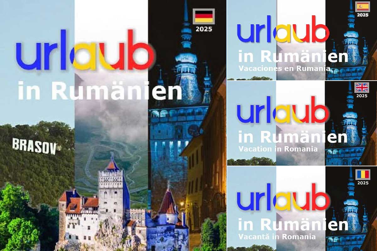 Broșura noastră multilingvă „Vacanță în România 2025”