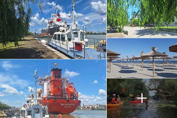 Sulina ... The isolated town in the Danube Delta / on the Black Sea