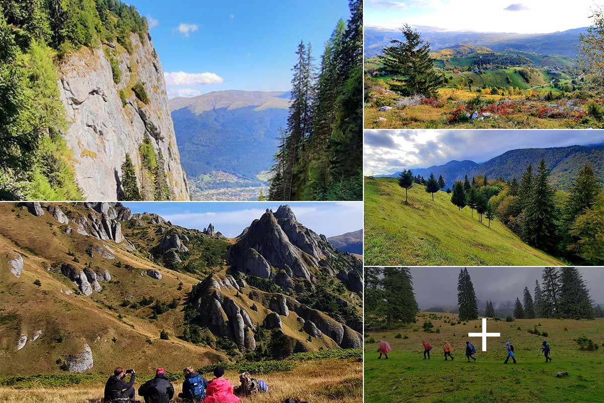 Autumn in the mountains around Brasov