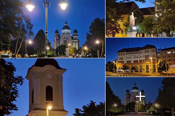 Targu Mures in the evening hours
