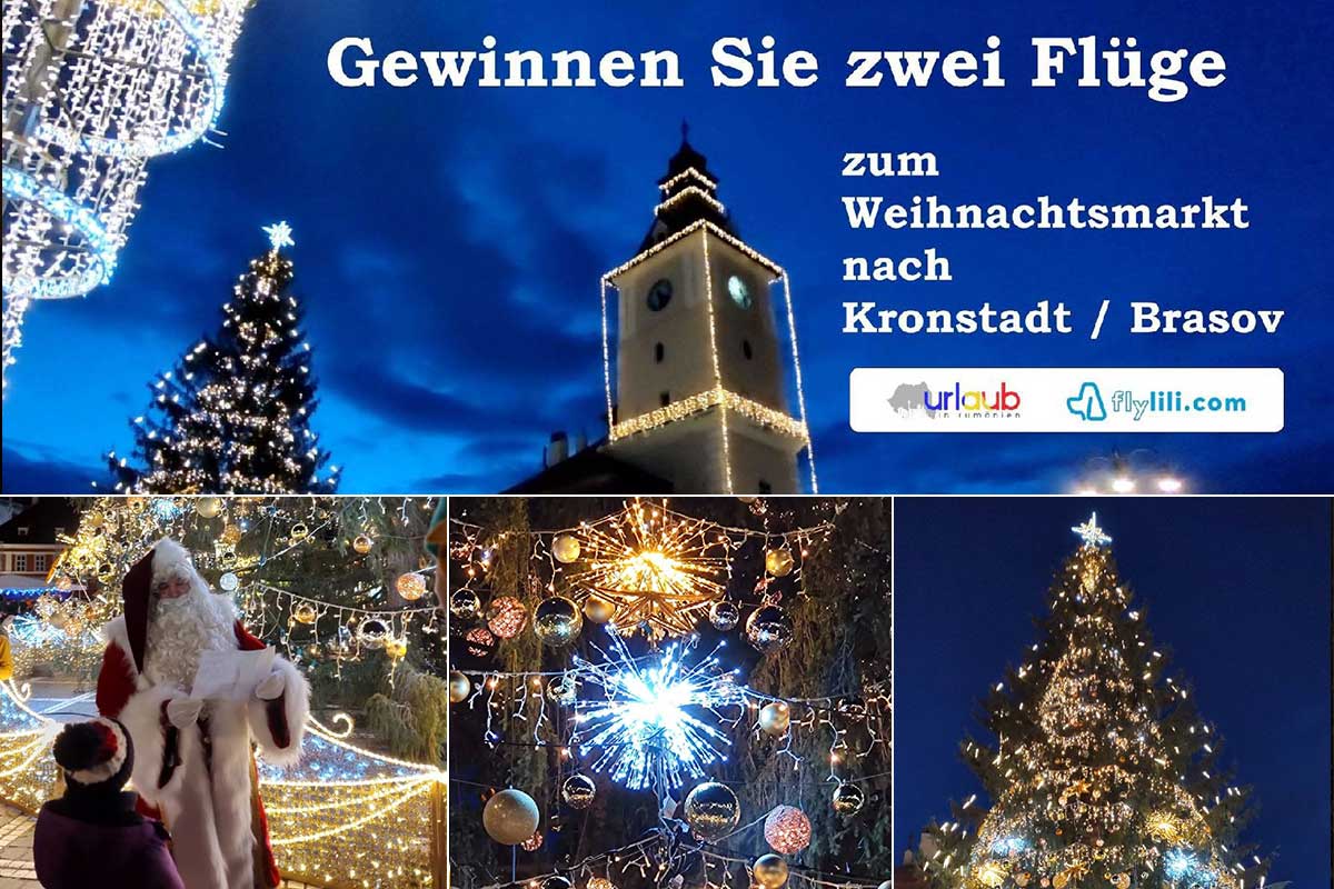 Den Weihnachtsmarkt in Brasov live erleben