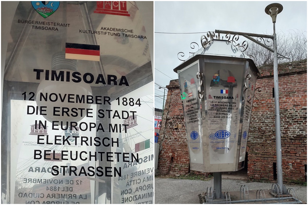 Timisoara, the first city with electric street lighting in Europe