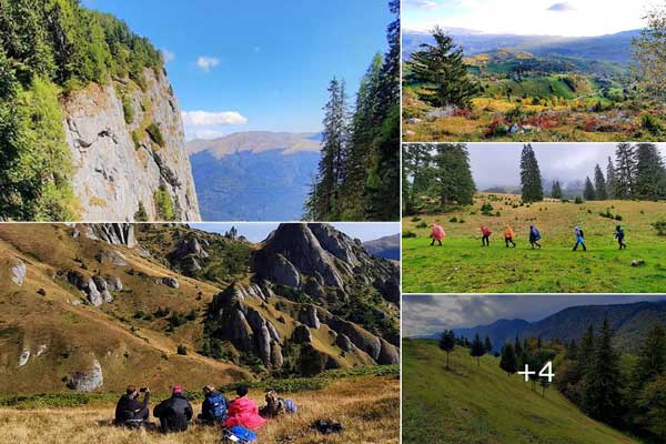 Autumn in the mountains around Brasov