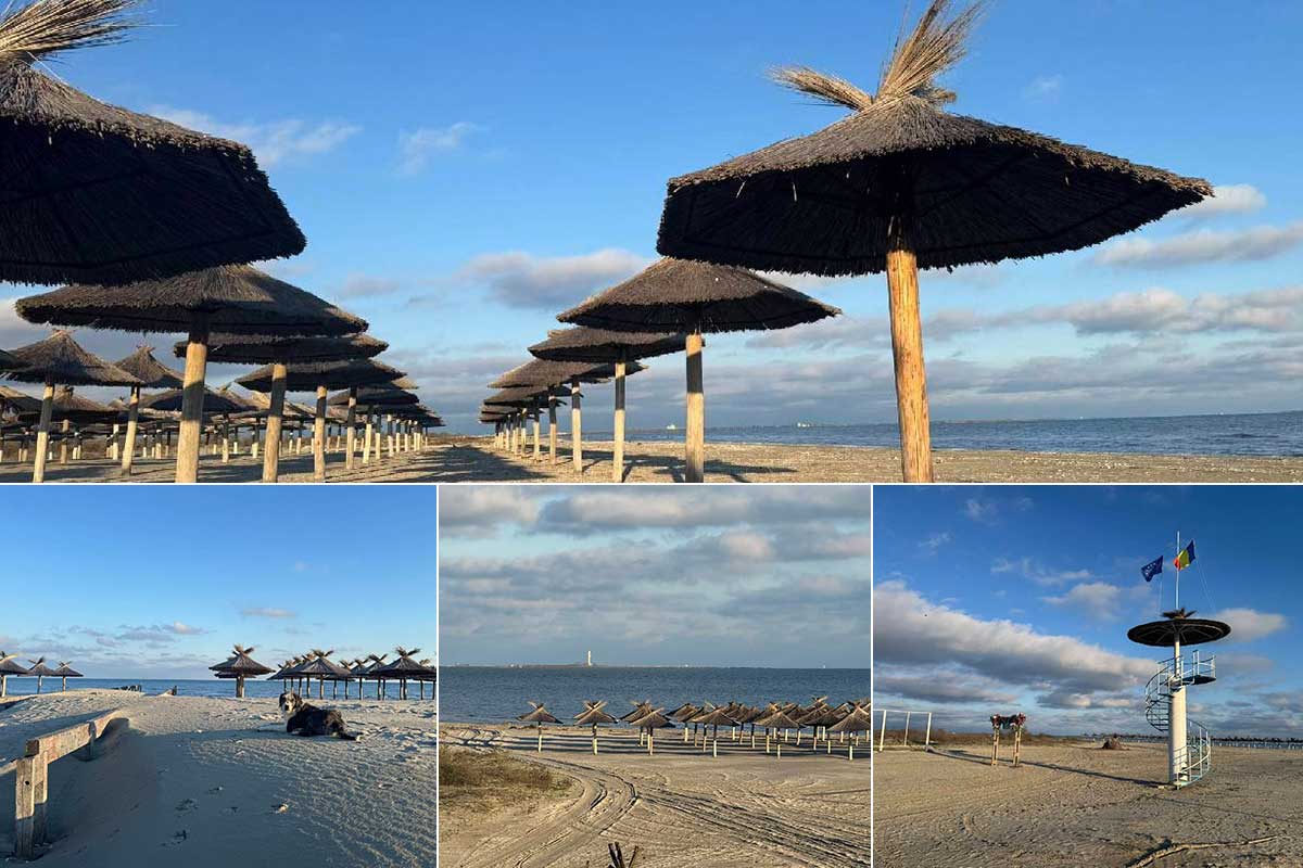 Plaja din Sulina | Marea Neagră | 24 noiembrie 2025