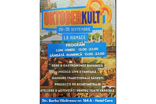 OKTOBERKULT | Das Herbstfest in Bukarest im Hotel Caro