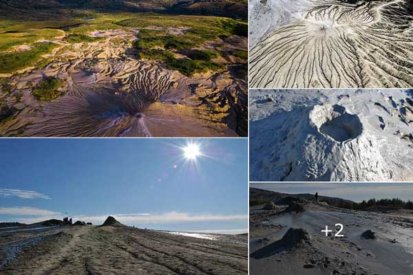 To see a small volcano up close... here it is
