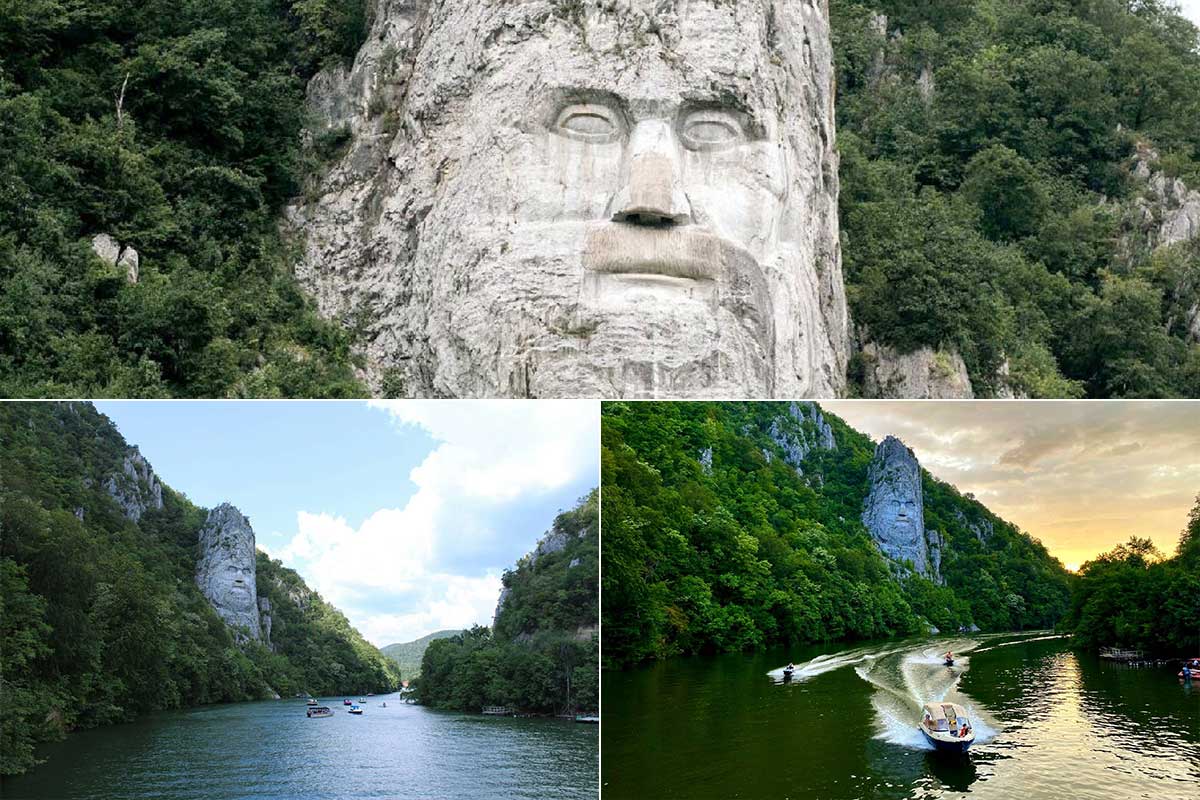 The statue of Decebalus | Municipality of Dubova