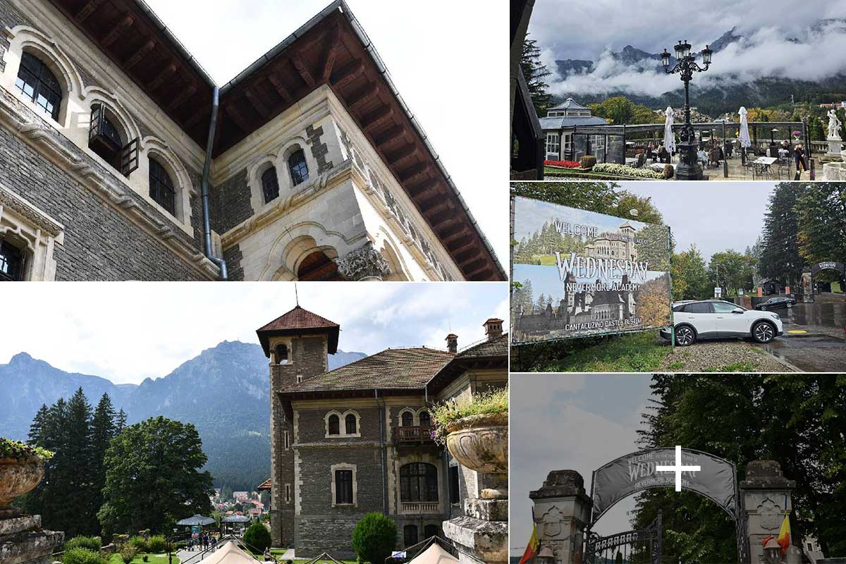 Schloss Cantacuzino | Filming place of Wednesday Nevermore Academy